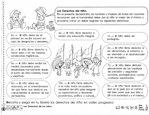 Los derechos del niño