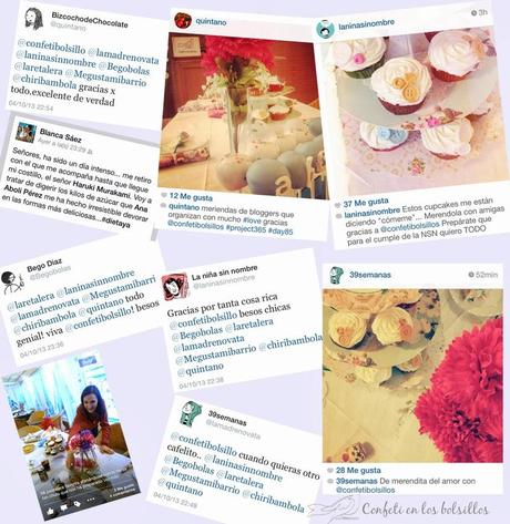 Merienda para unas mamis bloggeras