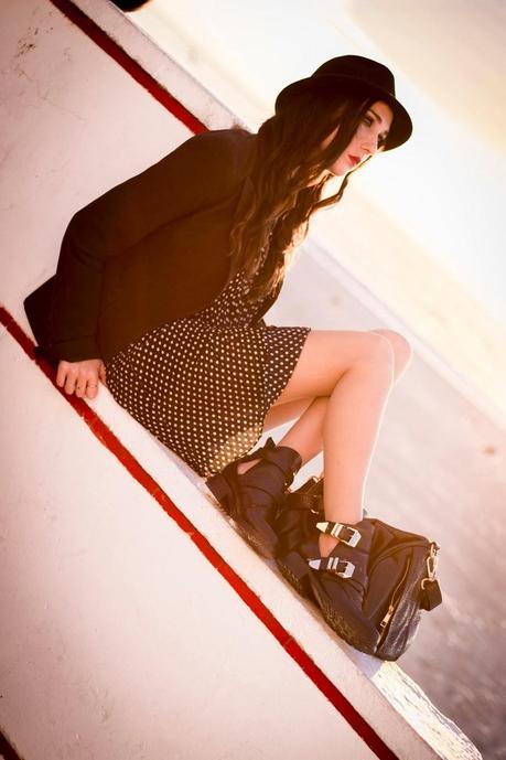 Polka Dots And Cout Out Booties Polka Dots And Cout Out Booties