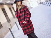 plaid coat
