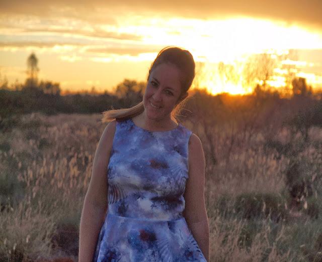 Sunset in Ayers Rock