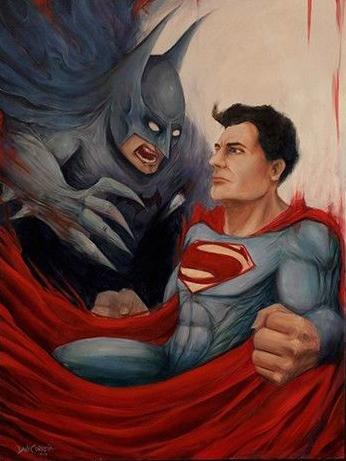 David Correia Face Off batman vs superman