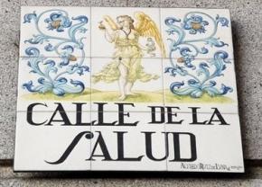 Placa de la Calle de la Salud