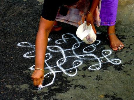 Disfruta cada día de un kolam cultura sur india tamil nadu kolam