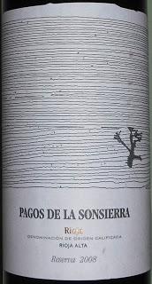 Pagos de La Sonsierra Reserva 2008, de Bodegas Sonsierra