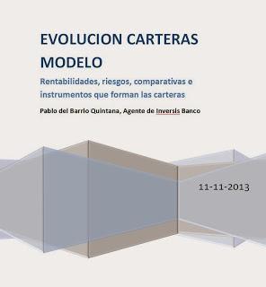 Evolución Carteras Modelo hasta el 11 de Noviembre de 2013