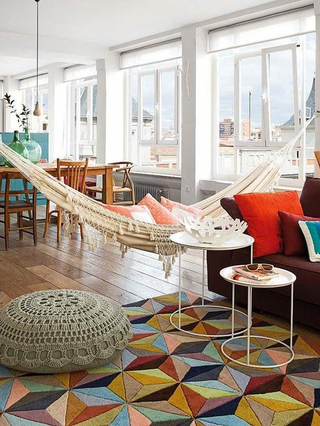 UN PISO COLORIDO PARA AFRONTAR LA SEMANA