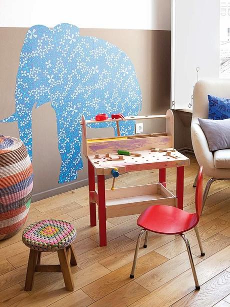 UN PISO COLORIDO PARA AFRONTAR LA SEMANA