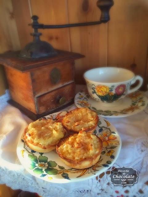 Tartaletas de Manzana y Almendras con sidra. Saborea Asturias