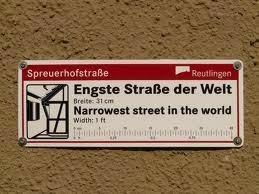 Spreuerhofstrasse, la calle más estrecha del mundo