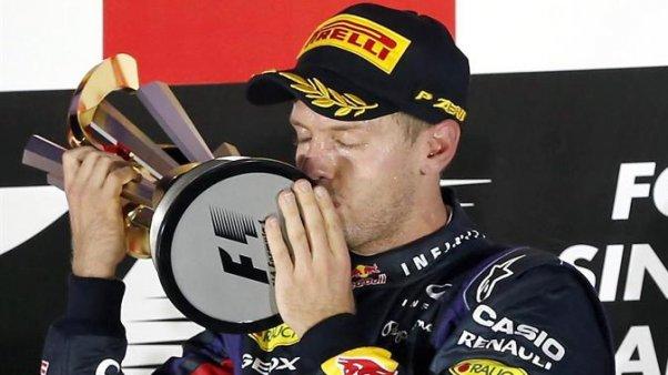 Contundente victoria de Vettel en el Gran Premio de Singapur 