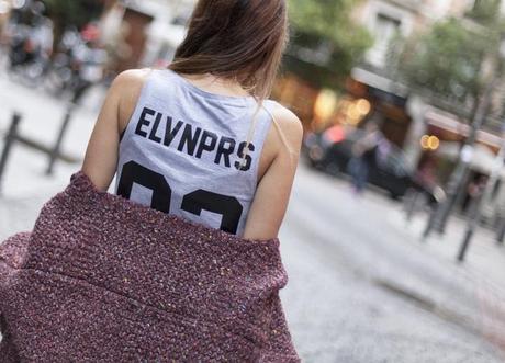 street style barbara crespo rainy days hunter boots the corner cardigan eleven paris number tshirt outfit fashion blogger