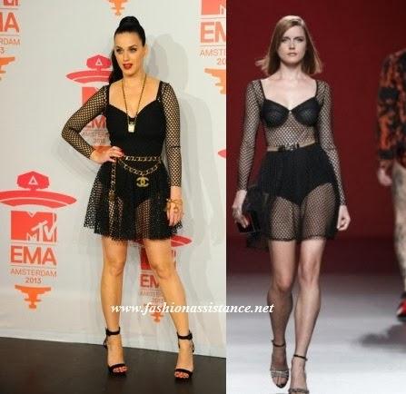 Katy Perry triunfó en los EMA Awards vestida por la española María Escoté