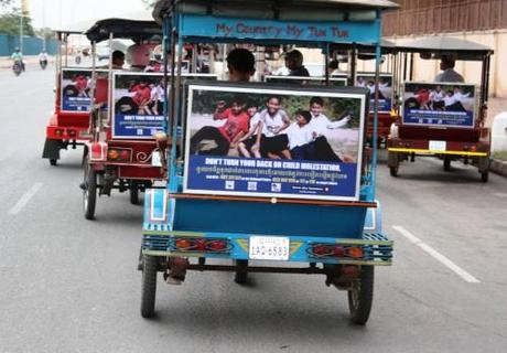 De la investigación a la prevención de la explotación sexual Campaña de sensibilización de Protect en Tuk Tuk de Camboya
