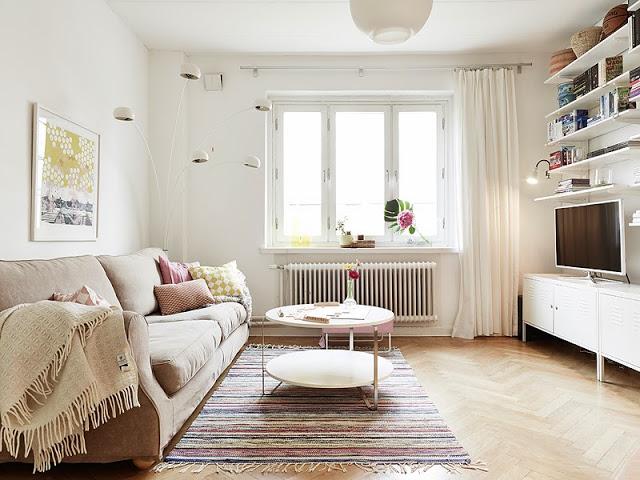 UN APARTAMENTO EN DELICADOS TONOS PASTELES