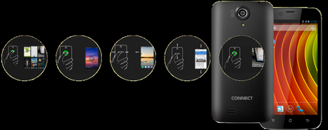 Parkour Q50 - primer teléfono con la tapa trasera táctil