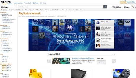 Amazon lanza el Playstation Network Store para comprar Juegos y DLC para PS Vita, PS3 y PS4 amazon-playstation-network