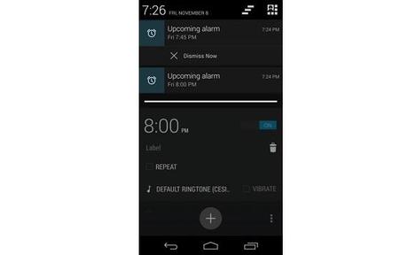Nueve características de Android 4.4 KitKat no tan conocidas alarm Nueve características de Android 4.4 KitKat no tan conocidas
