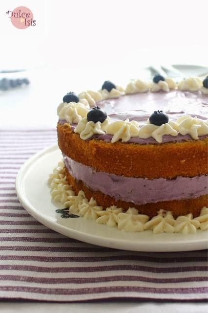 Torta Rústica de Arándanos (Blueberry)