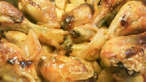 Imagen de Pollo con tomate y cebolla