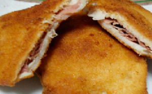 Imagen de Pechugas rellenas de queso y jamón york