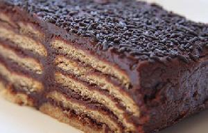 Imagen de Tarta de galletas con chocolate
