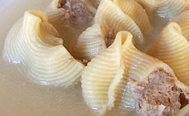 Imagen de Sopa de galets rellenos