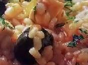 Arroz meloso bacalao aceitunas negras