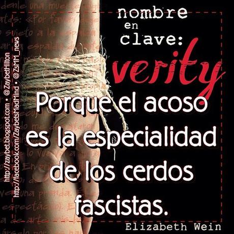 [RESEÑA DE LIBRO] Nombre en clave: Verity de Elizabeth Wein