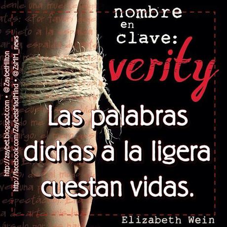 [RESEÑA DE LIBRO] Nombre en clave: Verity de Elizabeth Wein