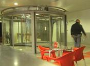 Puerta giratoria terminal guaguas Laguna