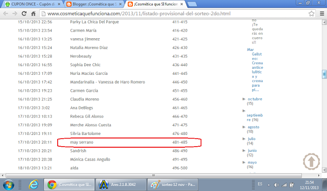 Resolucion del sorteo!!