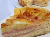 Quiche queso brie jamón olla