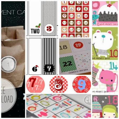 Imprime tu calendario de adviento