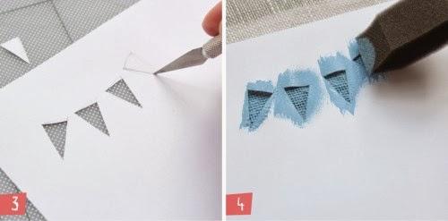 Tutorial: Estampa las servilletas de tu boda