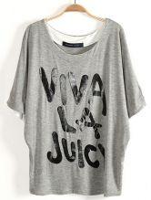 Gris Batwing manga VIVALAJUICY Print T-Shirt