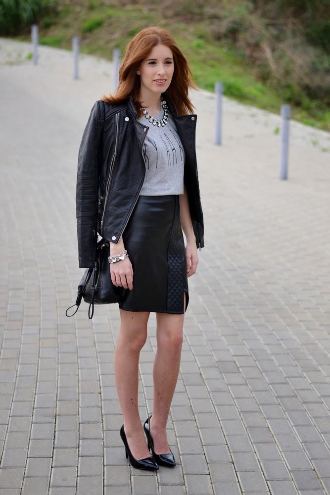 LEATHER SKIRT