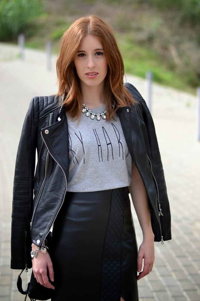 LEATHER SKIRT