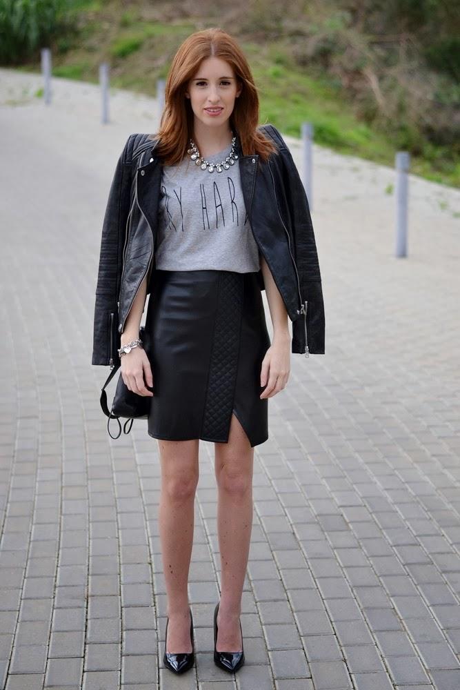 LEATHER SKIRT