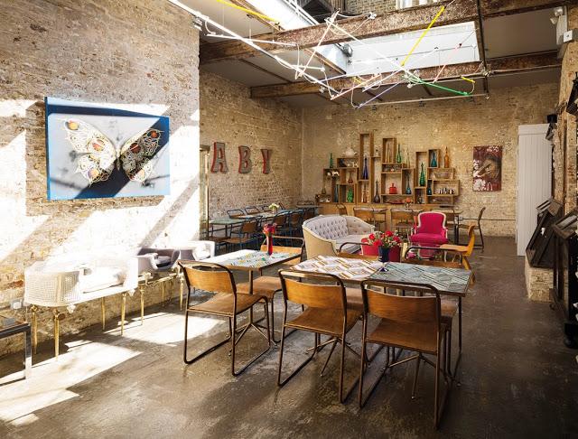 Maison Trois Garcons, en Londres: Posiblemente el local más bonito que he visto