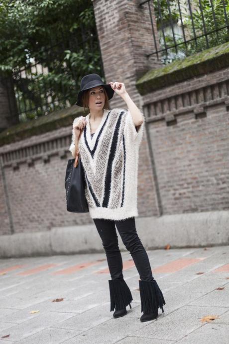 street style barbara crespo the corner shop maxi sweater fashion blogger outfit