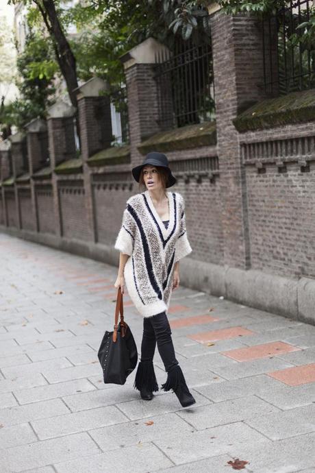 street style barbara crespo the corner shop maxi sweater fashion blogger outfit