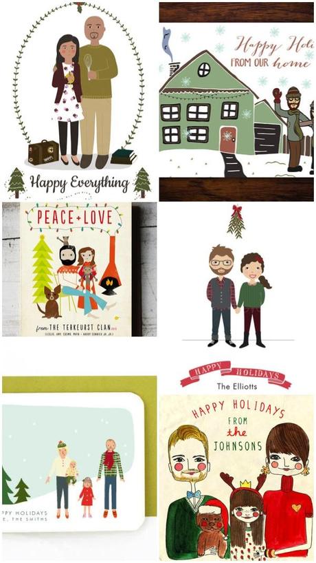 Etsy finds. Personalized christmas cards