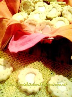 Galletas limón con glaseado de limoncello