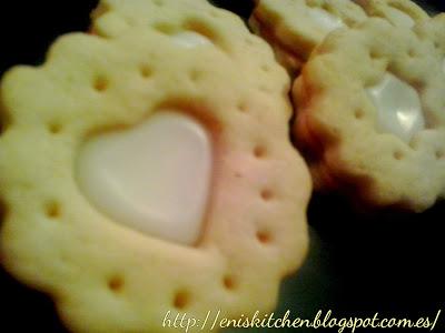 Galletas limón con glaseado de limoncello