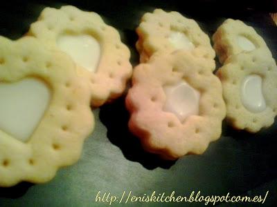 Galletas limón con glaseado de limoncello