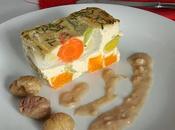 Terrina templada verduras salsa castañas para #RecetasSolidariasParaNavidad