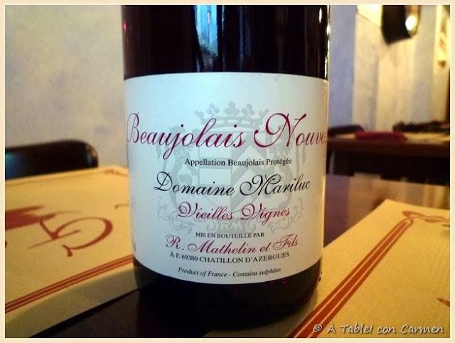 Le Beaujolais Nouveau est arrivé!