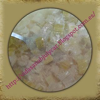 Sopa de puerro y pollo (diuréticas y quemagrasas)