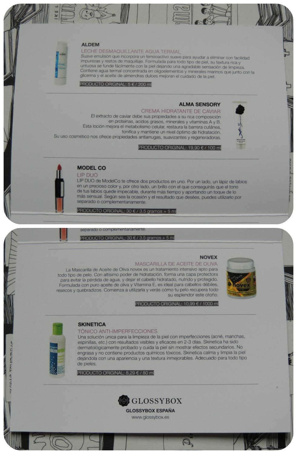 GLOSSYBOX de Octubre '13